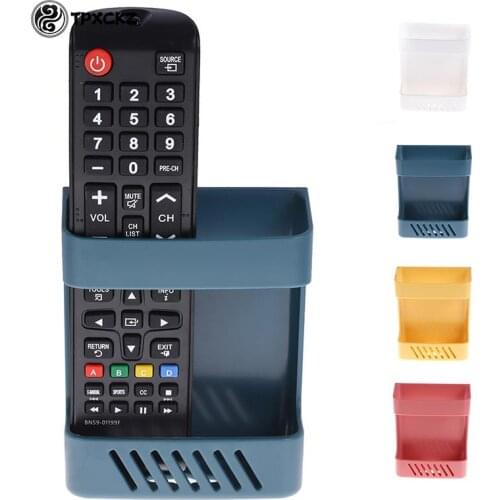 Organizer Air Conditioning TV Holder Home Office Wall Mount for Phone Stand Case Convenient Hold Rack Remote Control Storage Box