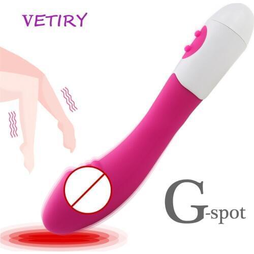 VETIRY Dildo Vibrator AV Stick Vibrator Magic Wand G-Spot Massage Vagina Clitoris Stimulator Sex Toys for Women Masturbation