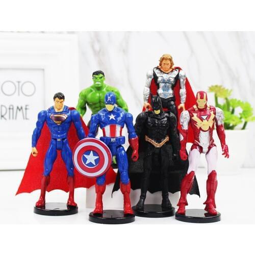 Marvel Avengers superhero Infinity War Iron Man Hulk American Captain Thor Super Heroes Action Figures Toys