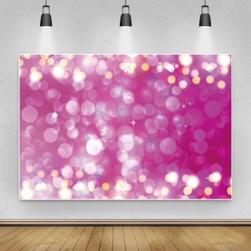 Dreamy Polka Dots Star Light Bokeh Wedding Birthday Party Backdrop Pet Newborn Baby Portrait Photography Background Photo Studio