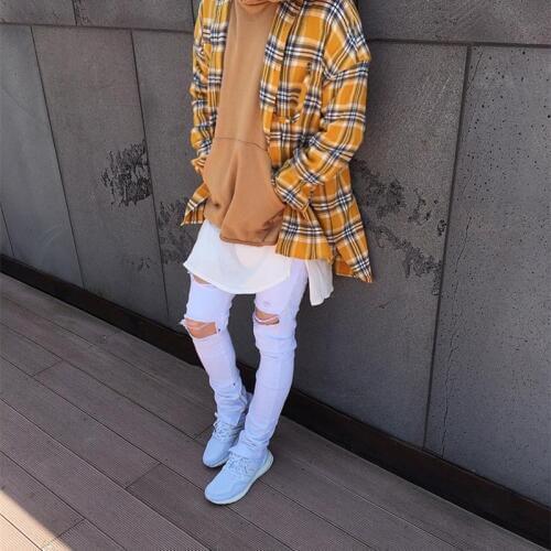 Мужские длинные рубашки JKUIVE China At AliExpress