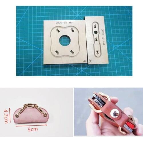 Leather Key Pendant Wood Mould New Diy Craft Wooden Cutting Dies Supplies Dies Template Suitable For Common Die-cutting Machines