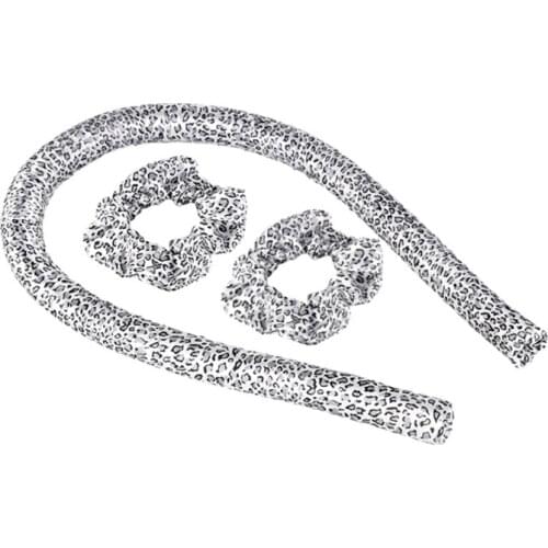 1 Set Heatless Curling Rod No Heat Silky Soft Foam Hair Curler Roller Curls Headband