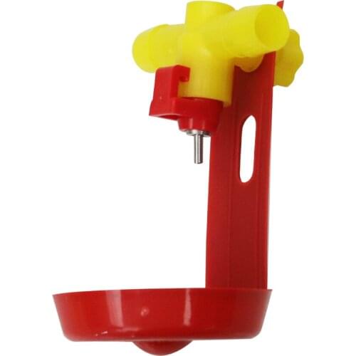 5Pcs Plastic Chicken Nipple Drinkers Automatic Poultry Cups Ball Nipple Poultry Feeding Waterer Chicken Drinking Water Equipment