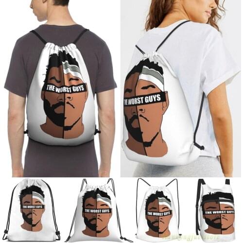 Men Sackpack Strap Bags The Worst Guys Women Purpose Drawstring Backpacks Outdoor Travel Backpacks For Gym Training Fitness Bag