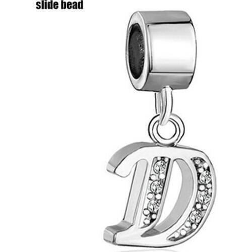 Slide Bead Beads With Letters