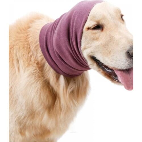 Pet Dog Scarf Comfortable Dog Noise-proof Earmuffs Keep Warm Isolate Noise Scarf For Puppy Pet Dog Cat Accessories