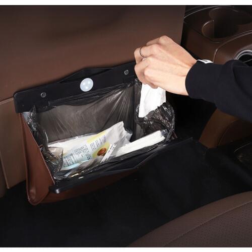 Car-styling Car Garbage Bag Car Bin Garbage Bin Car Trash Can Auto Organizer Storage Bag Double Waterproof Auto Car Accessories