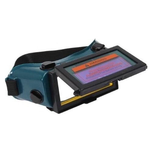 Solar energy automatic darkening welding welding mask, gas shielded welding color changing glasses black + green