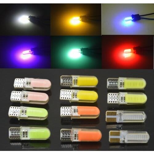 T10 W5W LED car interior light cob marker lamp 12V 194 501 bulb wedge parking dome Reading LED light canbus auto car styling