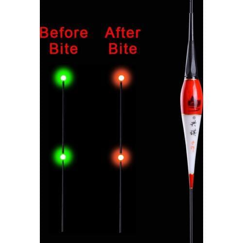 Smart fishing led light float Gravity Sensor Buoys Light Night Fishing Floats Led Luminous Automatically Glowing Fishing Bobber