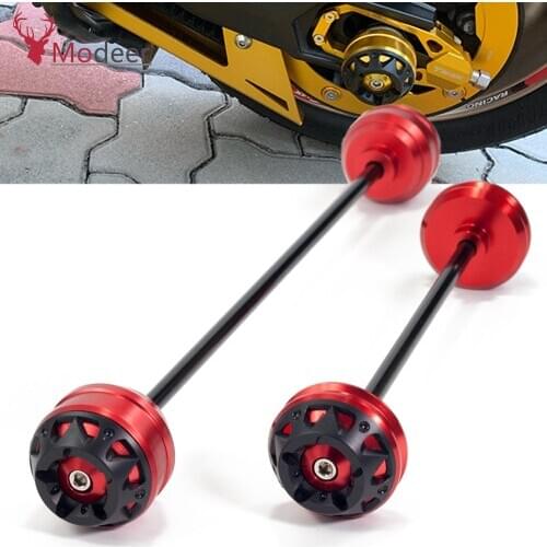 Pair For Yamaha TMAX 530 T MAX 2012 2013 2014 2015 2016 Motorcycle parts Falling Protection Front & Rear Axle Slider Falling
