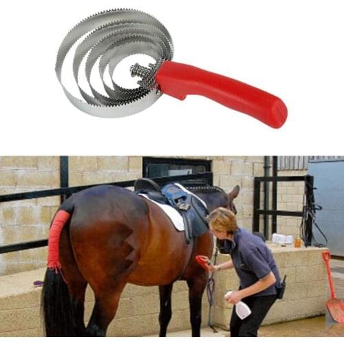 Fine Workmanship Premium Horse Brush Serrated Comb Wear-resistant Horse Brush Convenient for Horseman