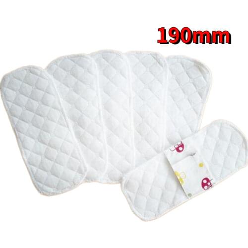 2Pcs/lot 190mm Reusable Menstrual Pads Cotton Pad Washable Sanitary Pads Cloth Soft Panty Liner Women Napkin Feminine Hygiene