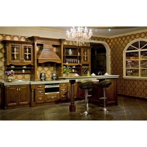 2017 new design customized American solid wood cabinet America integral ambry ktichen cabinets