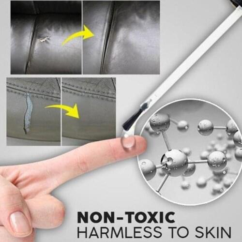 30/50ml Leather Scratch Repair Soft Glue Incognito Washable Transparent Glue Liquid Leather Glue Adhesive Y6K1