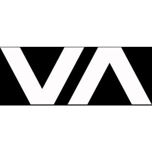 Car Sticker, Fun Personality VA CA Ruca Surfboard Vinyl Decal/silver Car Sticker 13.1 X5 Cm