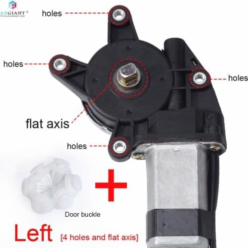 AZGIANT universal 12V/24V 4 hole flat axis Electric car Window lifter motor Power Window Motor Regulator Left /Right