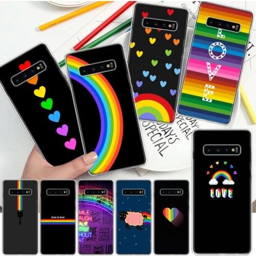 Rainbow Art Diy Phone Case For Samsung Galaxy A51 A71 A70 A50 A40 A30 A21 A20E A10S A41 A01 A6 A7 A8 A9 Plus + Soft Cover Coque