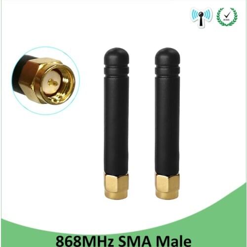 10pcs 868MHz 915MHz Antenna 3dbi SMA Male Connector GSM 915 MHz 868 MHz antena outdoor signal repeater antenne Lorawan