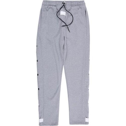 Kanye West Side Button Drawstring Sweatpants Mens Streetwear Loose Casual Sweat Pants Hip Hop Baggy Oversize Baggy Trousers