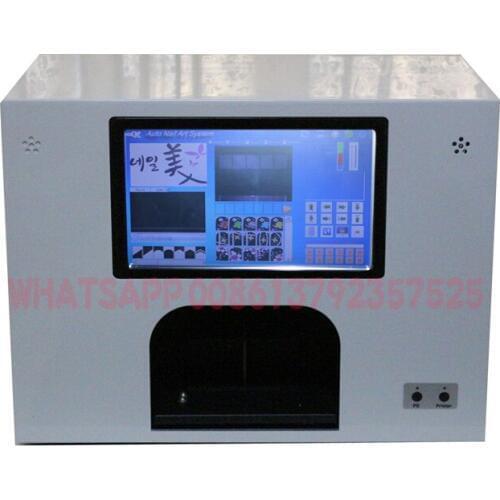 Computer and screen build in CE approved 5 nails printer flowers printer nail art equipment flower art enuipment
