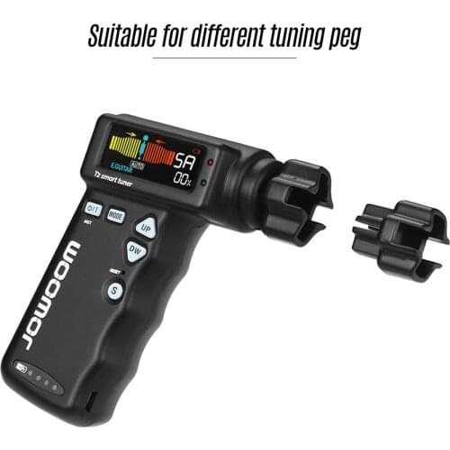 Multi-functional Smart Guitar Tuner Peg String Winder for Guitar Ukulele Chromatic Tuning Built-in Rechargeable Lithium Battery