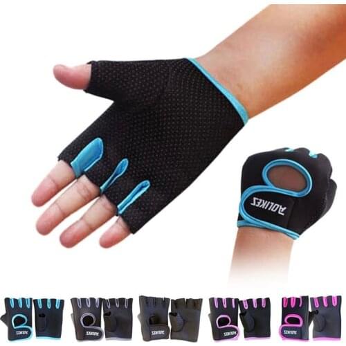 2021 Women Men Cycling Half Finger Gloves Protective Handwear Gym Fitness Outdoor Bike Riding Sportswear Accessories S M L