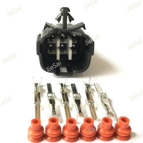 Male Waterproof Socket Car Connector 6 Pin 6188-0209