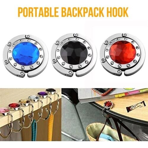 New hot selling high quality portable foldable hook, outdoor backpack wallet without glue hook, exquisite design non-slip