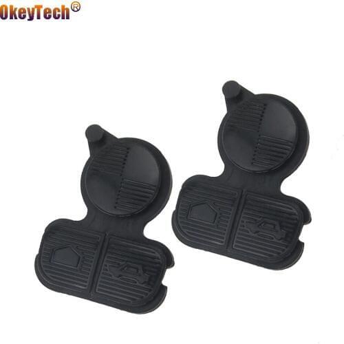 OkeyTech 2pcs/lot 3 Buttons Remote Car Key Fob Button Repair Rubber Pad Replacement For BMW Series 3 5 7 E38 E39 E36 Z3 Z4 Z8 X5