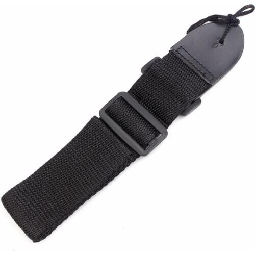 Guitar strap Guitar picks Acoustic ukulele Guitar black Strap Belt Adjustable Nylon Ends For Guitars