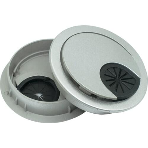 Threading Box Round Computer Desk Threading Hole Cover Plastic Thread Hole 50.53.60 Computer Desk Thread Hole Round