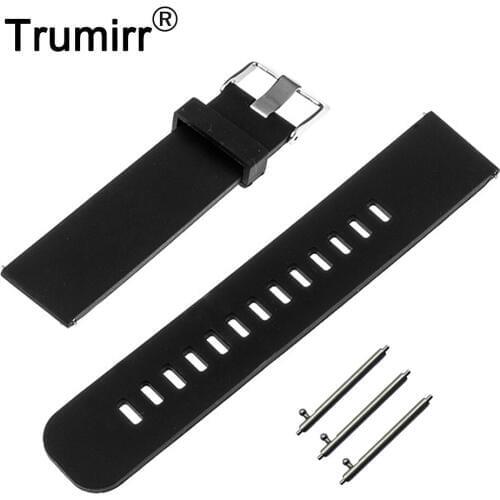 Silicone Rubber Watch Band for Longines L2 L3 L4 Master Conquest Quick Release Strap Wrist Belt 17mm 18mm 19mm 20mm 21mm 22mm
