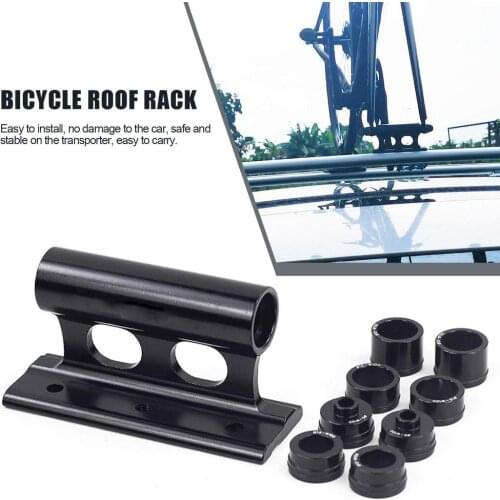 Universal Car Bicycle Truck Roof Rack Front Aluminum Fork-mounted Hitch Locking Rack Quick Release Thru Axle Accessories