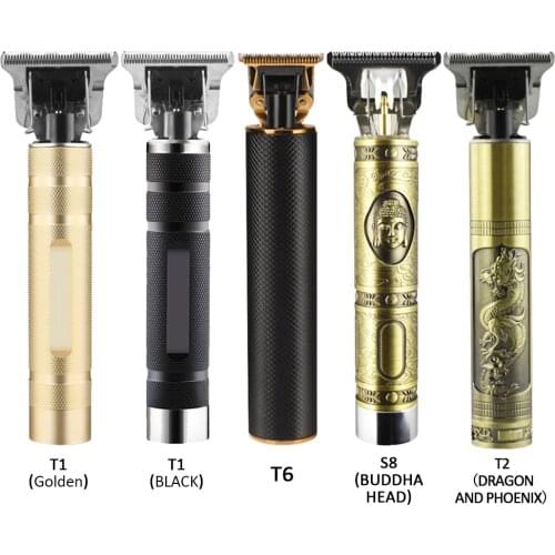 USB Professional Hair Trimmer Electric Hair Clippers Men Cordless 0mm Beard Razor Trimmers Barber Hair Cutting