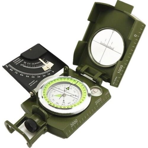 Military Compass Metal Waterproof Luminous Professional Compass Outdoor Survival Tool for Hiking,camping,sea Adventure,hunting