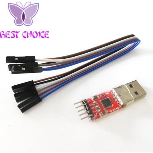 1pcs CP2102 module USB to TTL serial UART STC download cable PL2303 Super Brush line upgrade