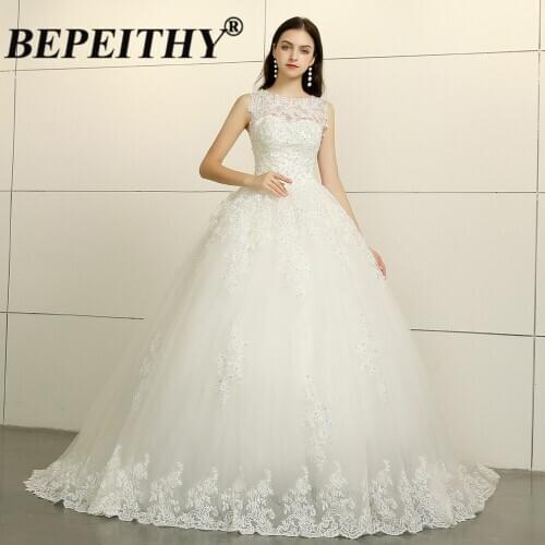 BEPEITHY Sleeveless Wedding Dresses