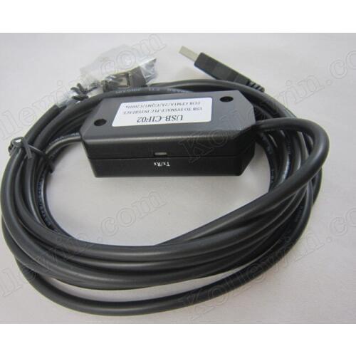 FreeShip OEM USB-CIF02 PLC Cable,USBCIF02 for CPM1/CPM1A/2A/CQM1/C200HS /C200HX/HG/HE and SRM1 PLC, USB CIF02 Support Win7