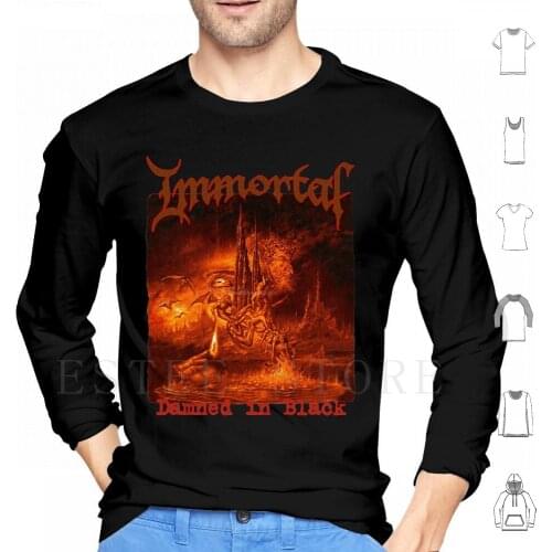 Immortal-Damned In Black Hoodies Black Metal Norway Death