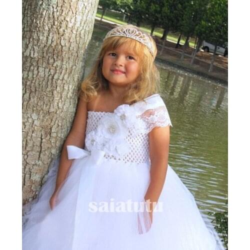 Flower Girl Dress New Year Princess Children Wedding Dress Gown Kids Dresses Birthday Tutu Party Dress Christmas Vestido