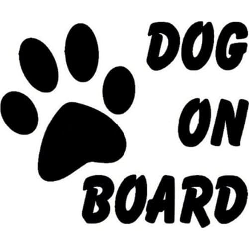 Baby Pet Dog on Board Car Stylish Car Stickers Reflective Warning Sign Dacel