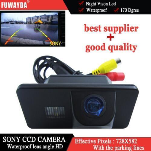 FUWAYDA For SONY CCD Chip Car Reverse Rear View With Guide Line CAMERA for BMW E81/E87/E90/E91/E92/E60/E61/E62/E63/E64/ X5/ X6