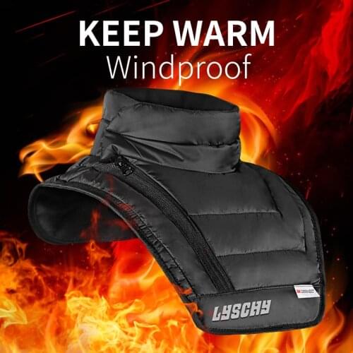 LYSCHY Full Neck Protectors Guard Motorcycle Racing Helmet Brace Windproof Warm Ski Cycling Fleece Balaclava Moto Face Mask
