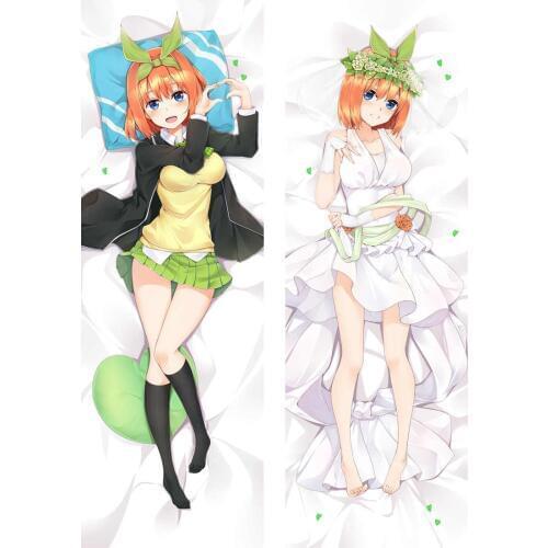 The Quintessential Quintuplets go-toubun no-hanayome pillow cover sexy girl nakano nino Dakimakura nakano miku body Pillowcase