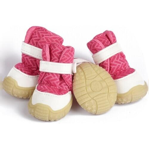 New type pet shoes comfortable and breathable mesh material, anti-skid and wear-resistant dog shoes, pet supplies, pet home