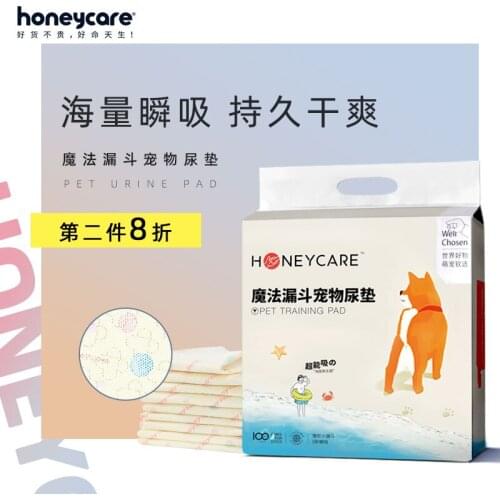 Dog Urine Pad Deodorant Thickened Diapers Baby Diapers Cat Diapers Hydrophilic Pad 100 Pieces Pet Supplies