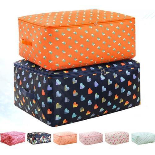 Foldable Storage Bag Wardrobe Clothes Blanket Quilt Closet Sweater Storage Box Bathroom Sundries Luggage Organizer