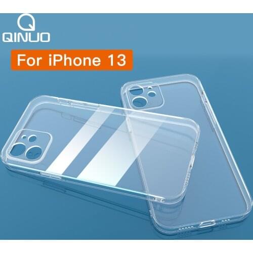 Ultra Thin Transparent Case For iPhone 11 12 Pro Max 13 Mini XS X XR 6 6S 7 8 Plus SE 2020 Soft Silicone Clear Crystal TPU Cover